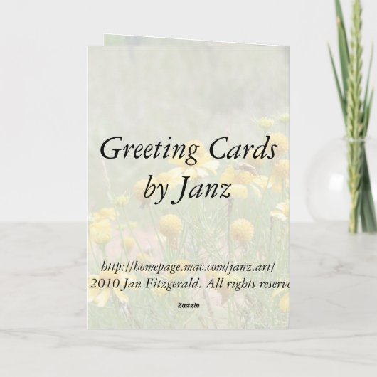 Tante Moederdag Kaart van Janz (Achterkant)