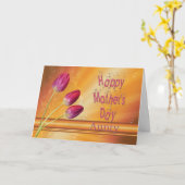 Tante, Moederdag, tulpen vol zon Kaart (Gele Bloem)