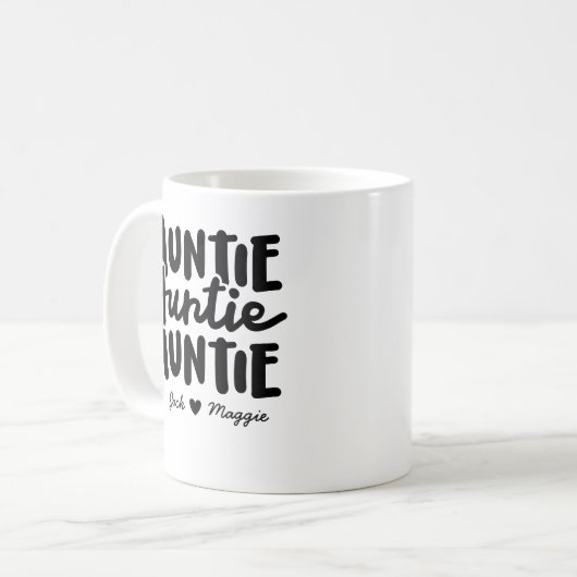 "Tante" Mok met maximaal 2 kinder namen (Voorkant links)