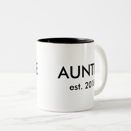 Tante Mok | Nieuwe baby Zwangerschap Aankondiging  (Voorkant rechts)