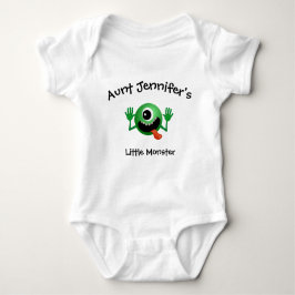 tante Newborn Little Monster Niece Nephew Romper