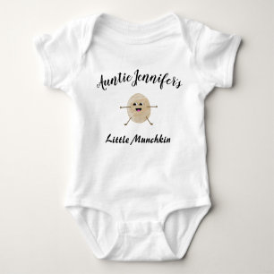 tante Newborn Little Munchkin Niece Nephew Cute Romper