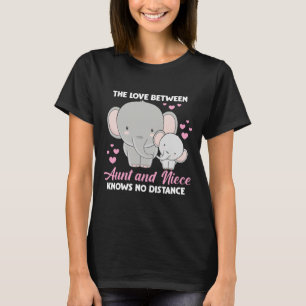 Tante Niece Bond Love Cute Elephant T-shirt