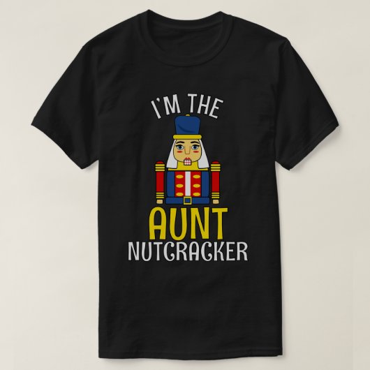 TANTE Notenkraker Matching Familie Kerstmis 1 T-shirt (Design voorkant)