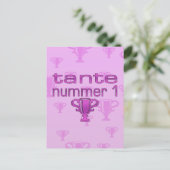 Tante Nummer 1 Briefkaart (Staand voorkant)