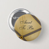 Tante om een bundel bijen te zijn ronde button 5,7 cm (Voorkant /achterkant)