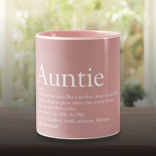 Tante Oma Definitie Stof Roze Pink Tweekleurige Koffiemok