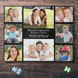 Tante Oom 8 Fotocollage Legpuzzel