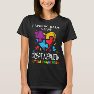 Tante oom ik Draag blauw voor mijn grote Nephewaut T-shirt