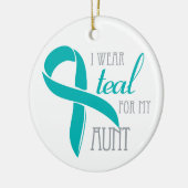 Tante - Ovarian Cancer Ornament (Links)