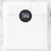 Tante Overdose Awareness Memory Ronde Sticker (Tas)