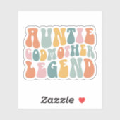 Tante peettante legende, peettante voorstel sticker (Vel)