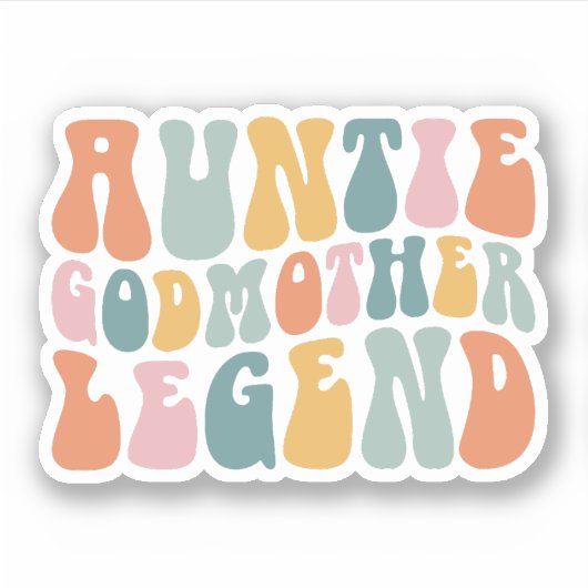 Tante peettante legende, peettante voorstel sticker (Voorkant)