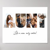 Tante Photo Collage Poster (Voorkant)