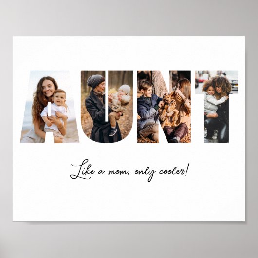 Tante Photo Collage Poster (Voorkant)