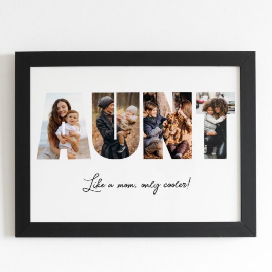 Tante Photo Collage Poster