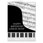 Tante Piano en Music Birthday (Voorkant)