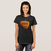 Tante Pompoen Halloween Design T-shirt (Voorkant volledig)