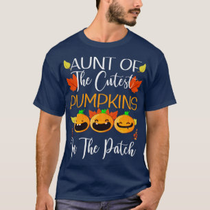 Tante pompoenen in de pleister t-shirt