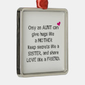 Tante prijsopgave metalen ornament (Rechts)