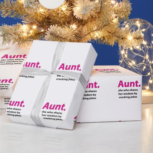 Tante Quote Tante Cadeaupapier (Feestdagen)