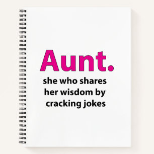 Tante Quote Tante Notitieboek