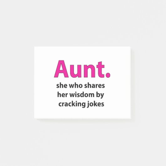 Tante Quote Tante Post-it® Notes (Voorkant)