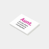 Tante Quote Tante Post-it® Notes (Schuin)