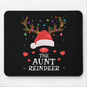 Tante rendieren familie bijpassende Kerstmis tante Muismat