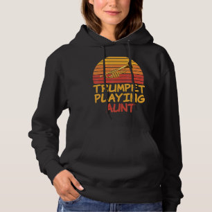 Tante  retrostijl voor Trump afspelen Hoodie