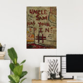TANTE ROOS PINCODE POSTER (Thuiskantoor)