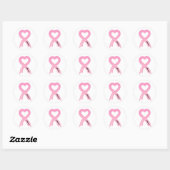 Tante roze lint Sticker (Vel)