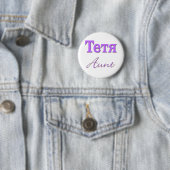 Tante (Russisch) Ronde Button 5,7 Cm (In situ)