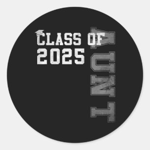 Tante Senior 2025 Trotse tante van een CL van 2025 Ronde Sticker