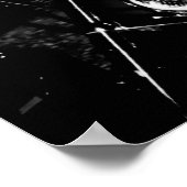 Tante Sharon Harley Black & White Poster (Hoek)