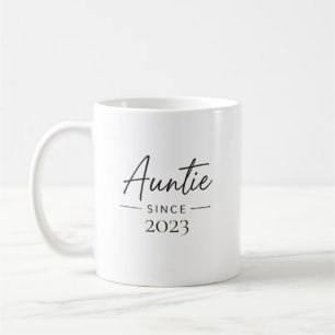 Tante Sinds Gepersonaliseerd Jaar Handgeschreven M Koffiemok