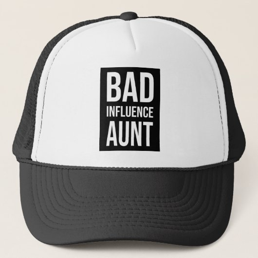 Tante slechte invloed trucker pet (Voorkant)
