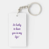 Tante Sleutelhanger - Het hart van ons gezin (achterkant)