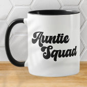 Tante Squad Eenvoudige  Retro Typografie Mok