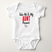 Tante Squad goedgekeurd: Breng me naar mijn tante  Romper (Voorkant)