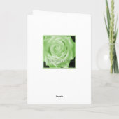 Tante St. Patrick's Ierse rozen Kaart (Achterkant)