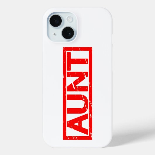 Tante Stamp Case-Mate iPhone Case (Achterkant)