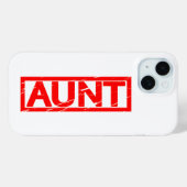 Tante Stamp Case-Mate iPhone Case (Achterkant (horizontaal))