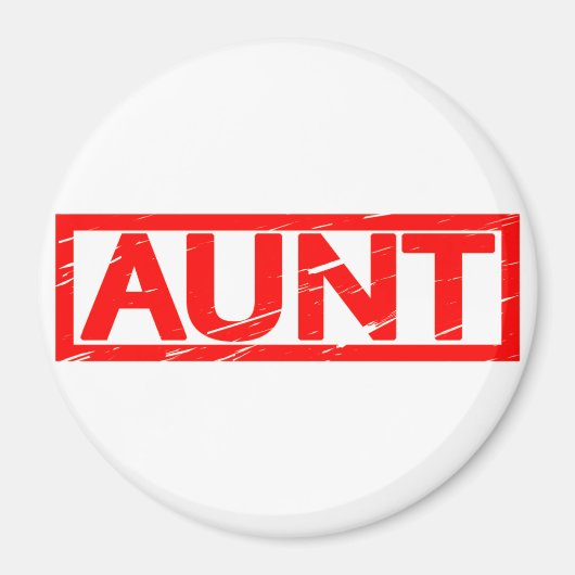 Tante Stamp Magneet (Voorkant)