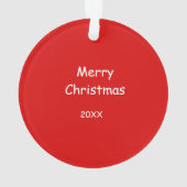 Tante Super Star kerstversiering 2 Ornament (achterkant)