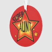 Tante Super Star kerstversiering 2 Ornament (voorkant)