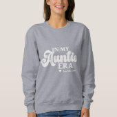 tante sweatshirt in mijn tante era beste tante cad (Voorkant)