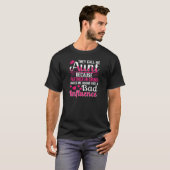 Tante tante Cool Aunt belt me tante T-shirt (Voorkant volledig)