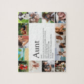 Tante, tante Definition 14 Photo Collage Fun Legpuzzel (Verticaal)