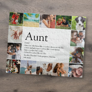 Tante, tante Definition 14 Photo Collage Fun Legpuzzel